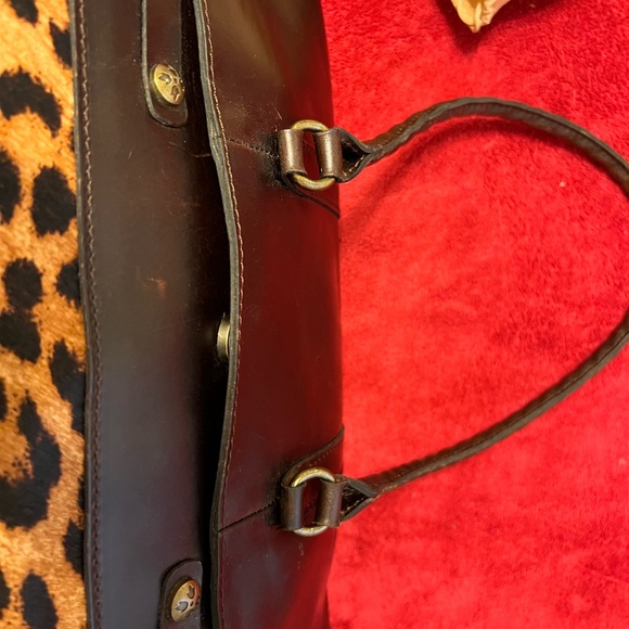 Patricia Nash Brown leather Cheetah print horse hair bag - Picture 9 of 12